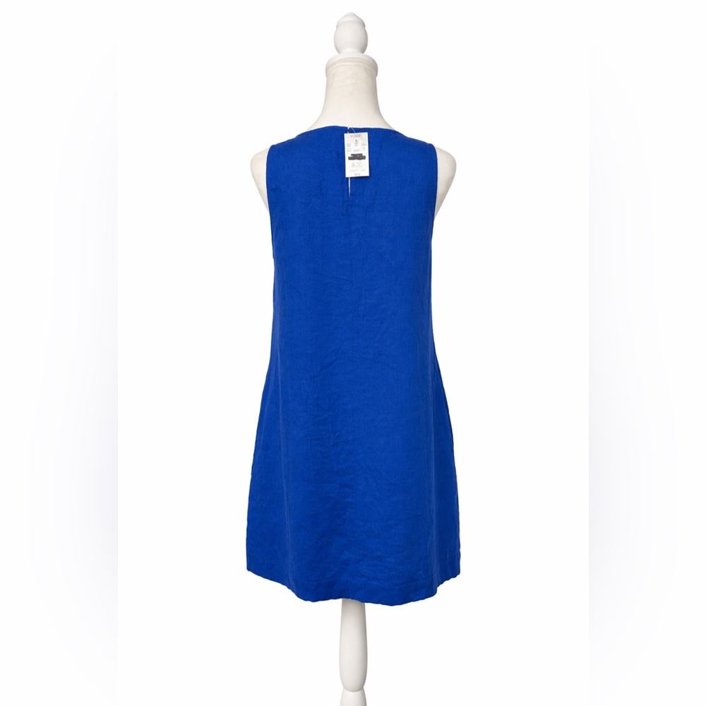NWT / J.Crew factory Linen-blend sleeveless mini dress - Picture 2 of 7